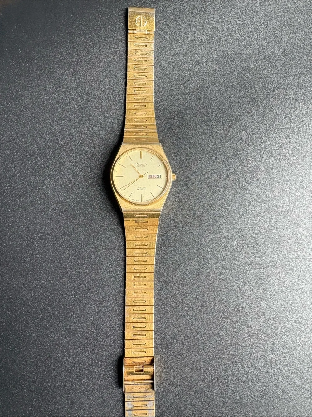 Armitron‎ Gold Tone Men's Deauville Quartz Watch with Day-Date